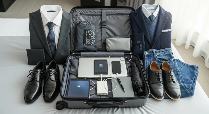 Business Travel Packing Checklist for a Smooth Monday Meeting to Friday Flight