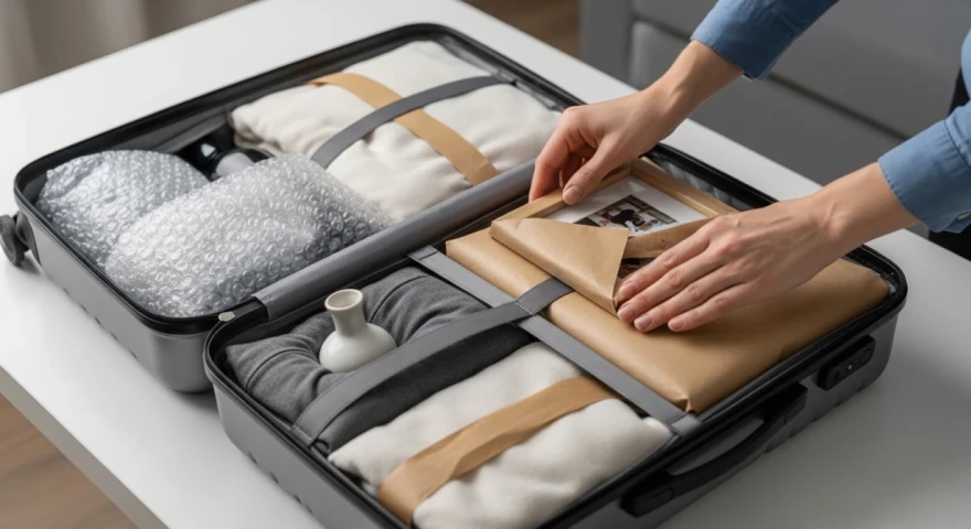 How to Pack Fragile Items in Your Luggage Without Breaking Them