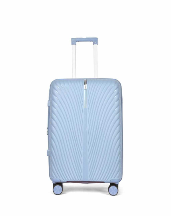 Three Birds P2022-25 PP Hardshell Suitcase – Grey blue